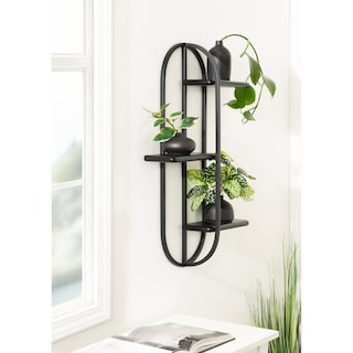 Kate and Laurel Ramos Wood/Metal Accent Shelf - 18x6x30