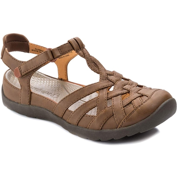 bare traps closed toe sandals