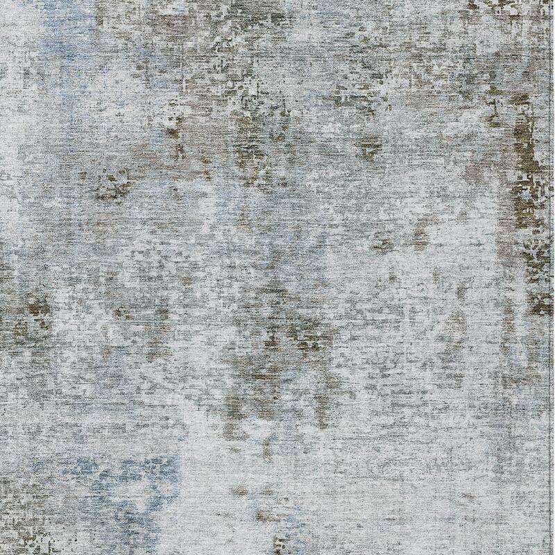 HomeRoots Abstract Transitional Rectangle Outdoor Rug