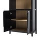 preview thumbnail 40 of 40, Middlebrook Designs 3 Shelf Open Arched Bookcase Cabinet