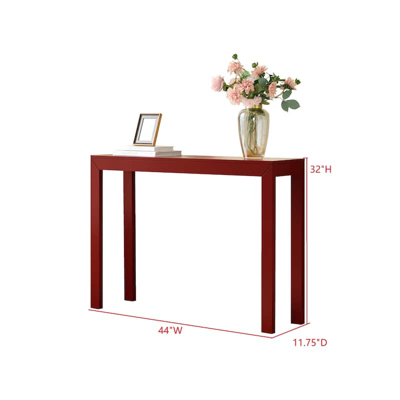 Russell Collection Modern Wood Rectangle Console Table