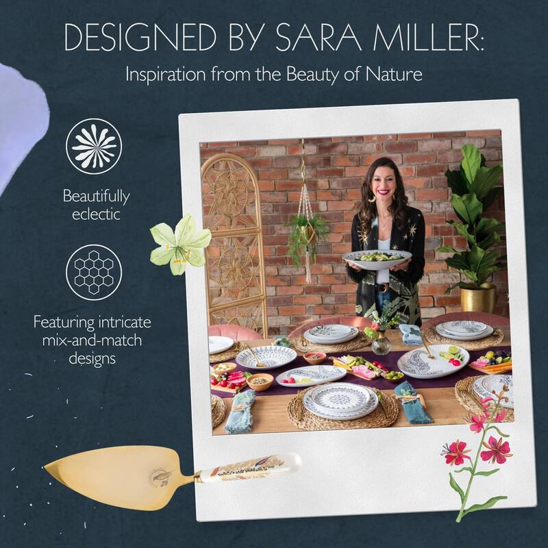 Portmeirion Sara Miller Chelsea Cake Server - 10 in