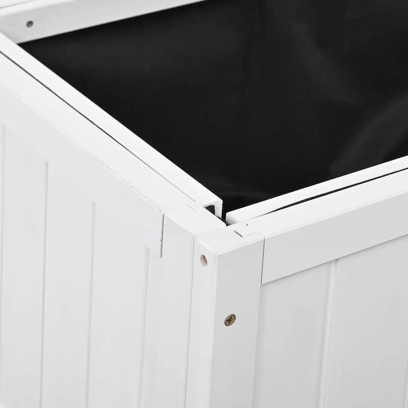 2-Door Mini Wood Cold Frame - Compact Garden Greenhouse with Wheels and Raised Bed Liner