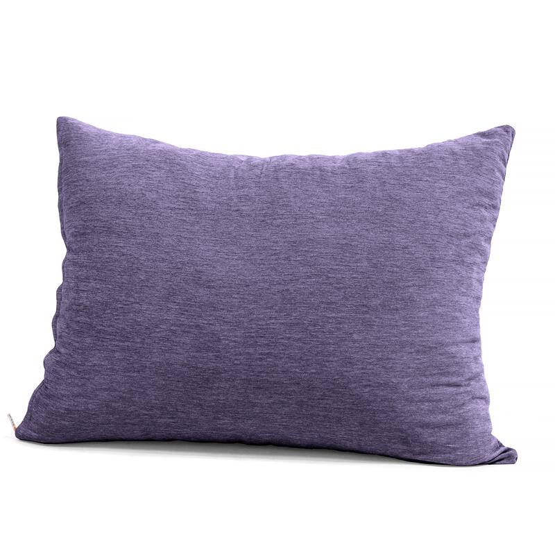 Jaxx 3.5-foot Chenille Floor Pillow Bean Bag Lounger - Purple