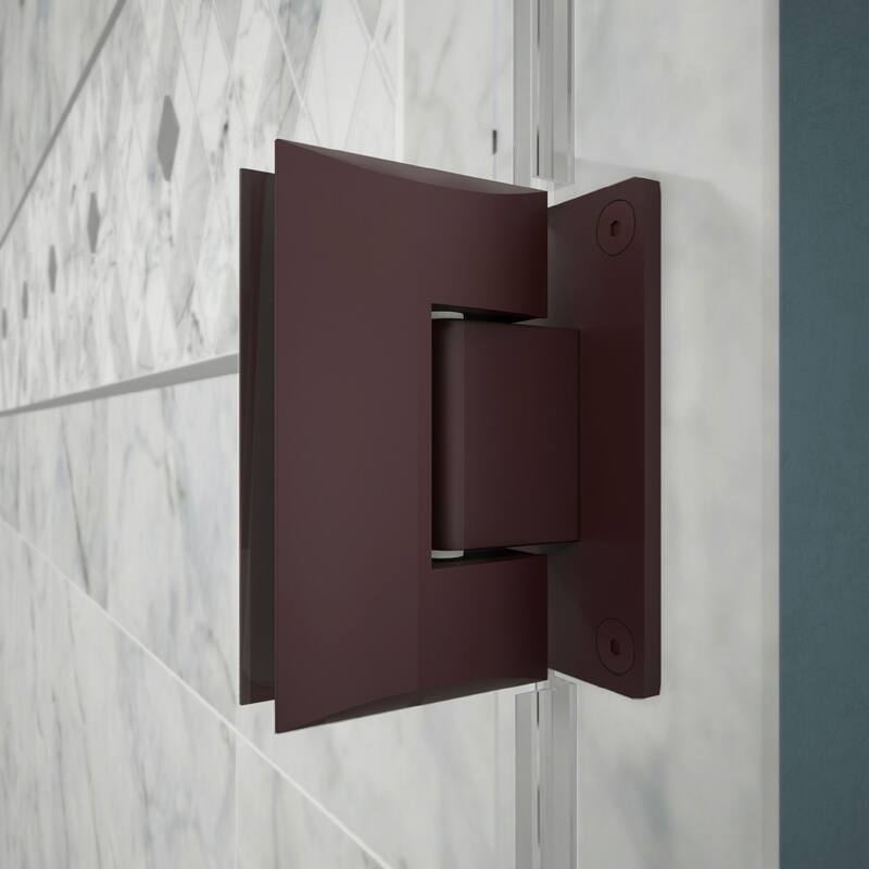 DreamLine Unidoor Plus 41 1/2 in. W x 30 3/8 in. D x 72 in. H Frameless Hinged Shower Enclosure - 30.38" x 41.5"