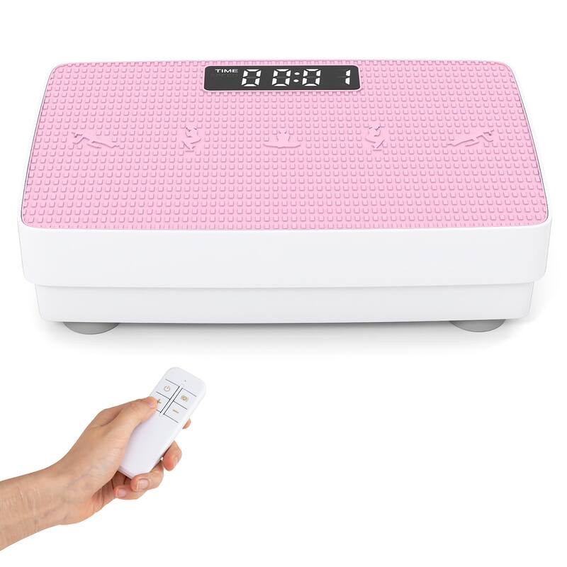 Gymax Vibration Plate Exercise Machine w/Gravity Sensor Remote Control