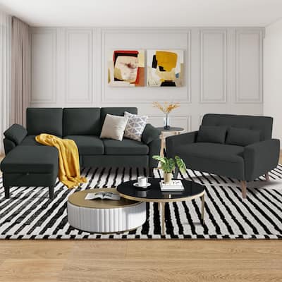3 Piece Living Room Sets