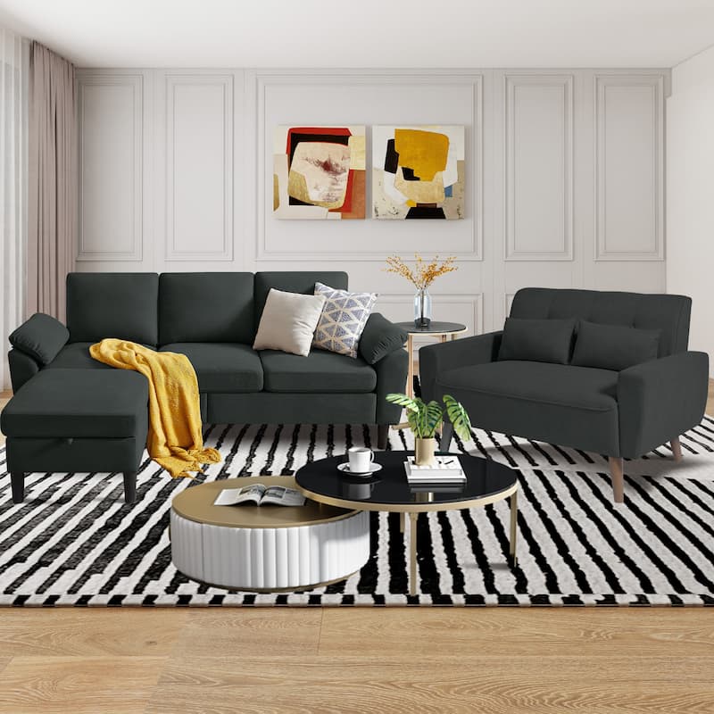 3 Pieces Living Room Set