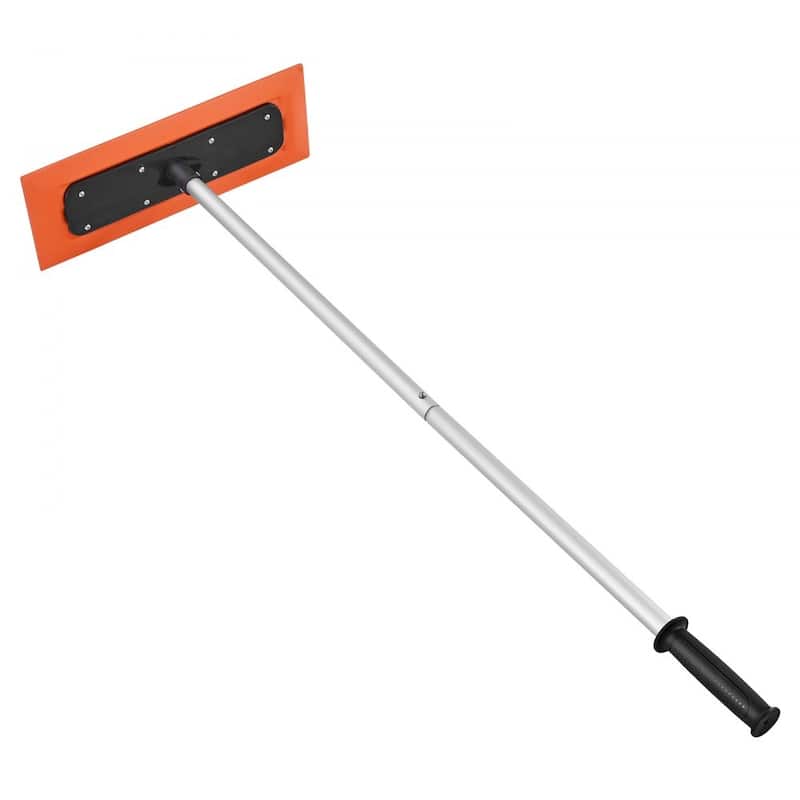 Lightweight Roof Snow Rake 17.7-Inch Foam Blade with Long Aluminum Handle for Easy Clearing - 47.24” x 17.72” x 6.50”