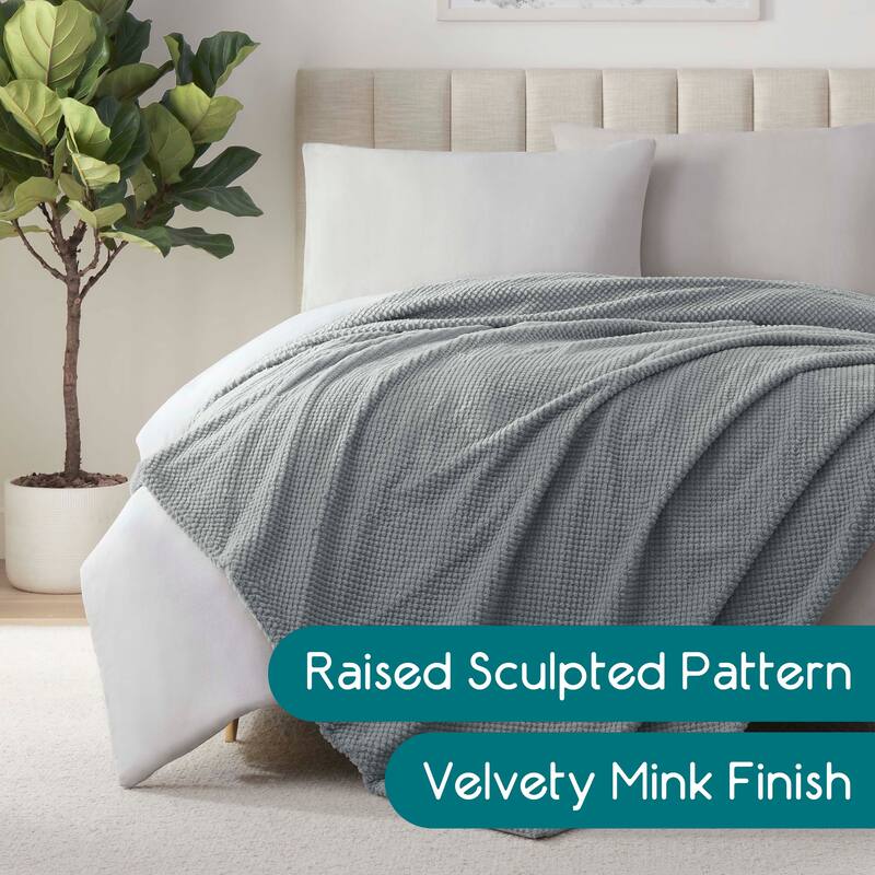 Vellux Plush Texture Blanket