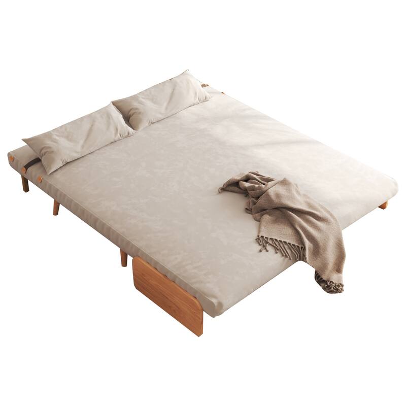 JASIWAY 59.1'' Modern Upholstered Sofa Bed
