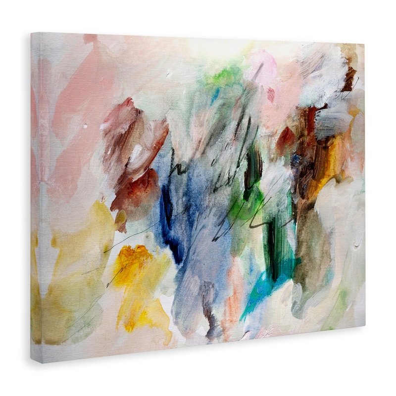 Stupell Earthy Pitter Patter Abstract Canvas Wall Art Design By Gemma Bardot