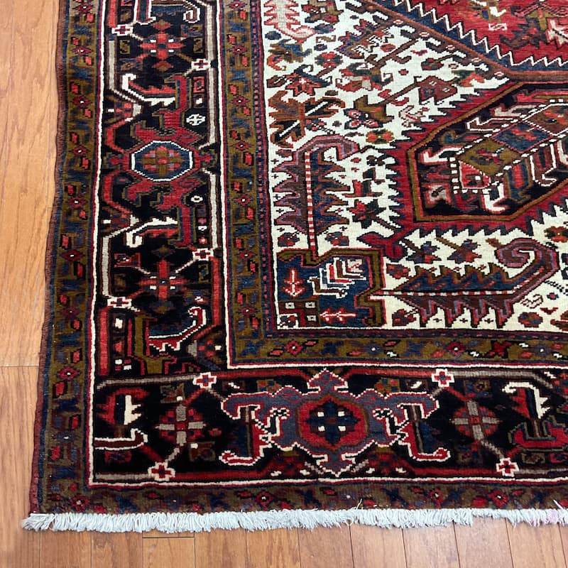 HERAT ORIENTAL Handmade Fine Heriz Rug - 8'9" x 11'3"