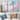 Designart - Summer Bliss Miami - Abstract Painting Wall Art Set Of 3 - Modern Framed Canvas Wall Art