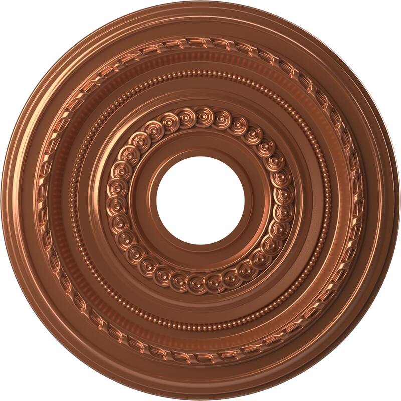 3 1/2" Inside Diameter - Cole Thermoformed PVC Ceiling Medallion