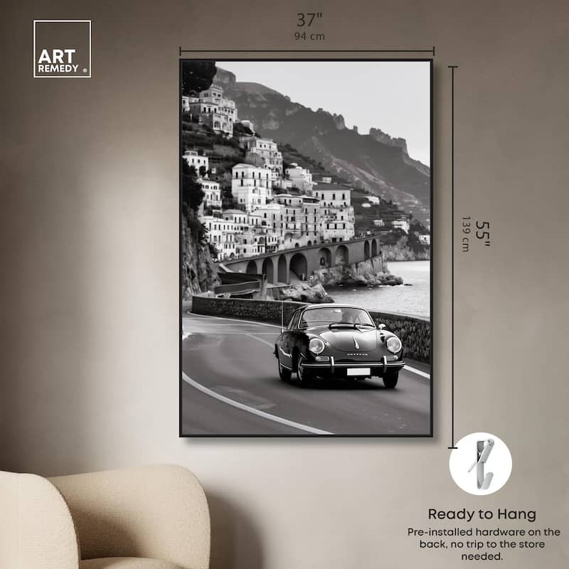 Drive through the Town Canvas by Art Remedy
