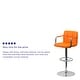 preview thumbnail 20 of 103, Quilted Vinyl Adjustable Chrome Bar Stool (Set of 2)