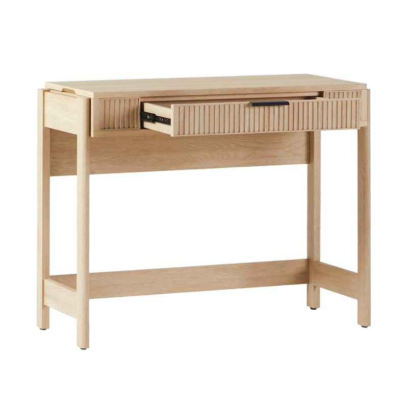 Middlebrook Designs Reeded Lift-Top Desk with Drawer