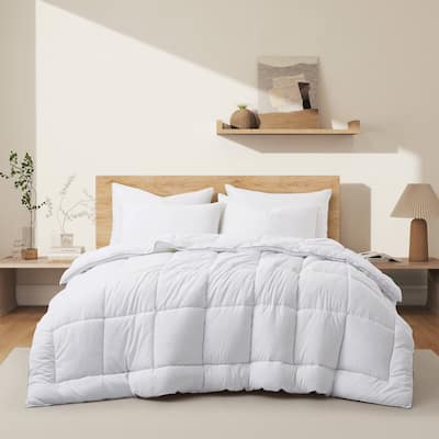 All Season Medium Weight Embossed Reversible Down Alternative Duvet Insert Comforter