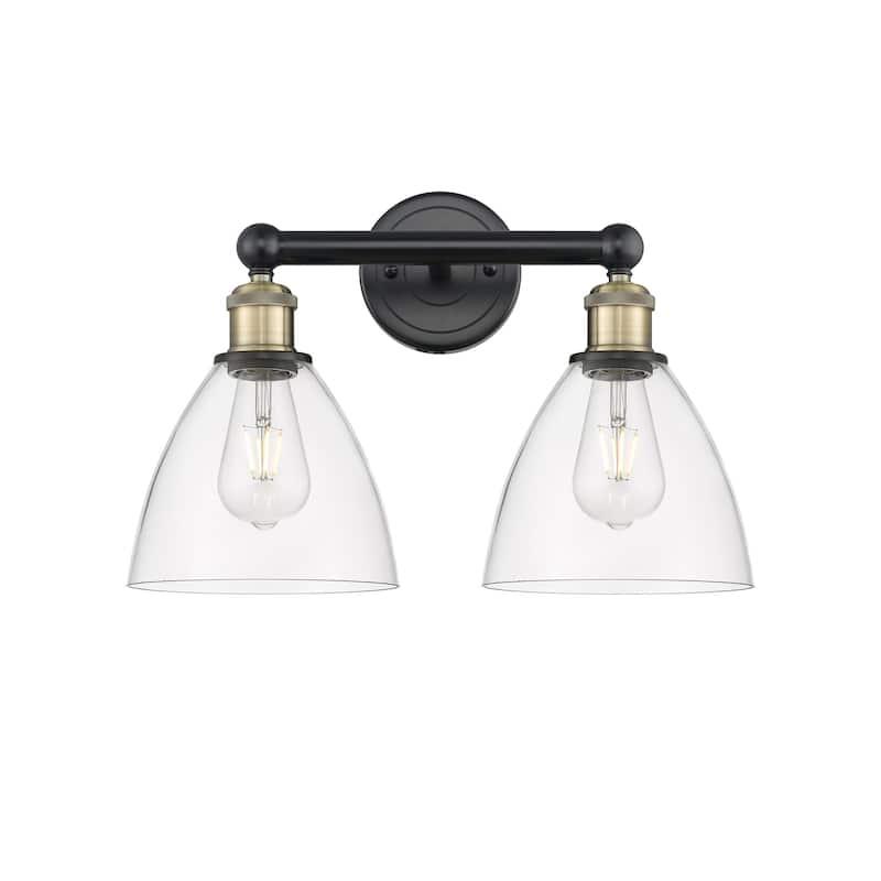 Innovations Lighting 616-2W-12-17 Bristol Vanity Bristol Glass 2 Light