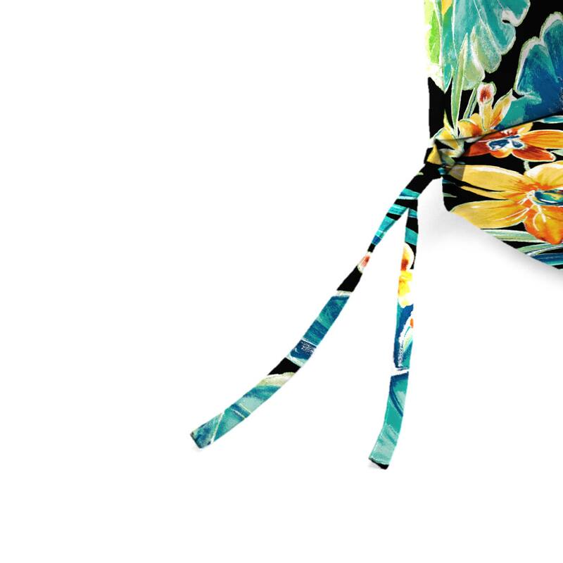 21" x 44" Outdoor Chair Cushion with Ties and Loop - 44'' L x 21'' W x 3.5'' H