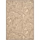 SAFAVIEH Courtyard Bettyjane Tropical Leaves Indoor/ Outdoor Area Rug