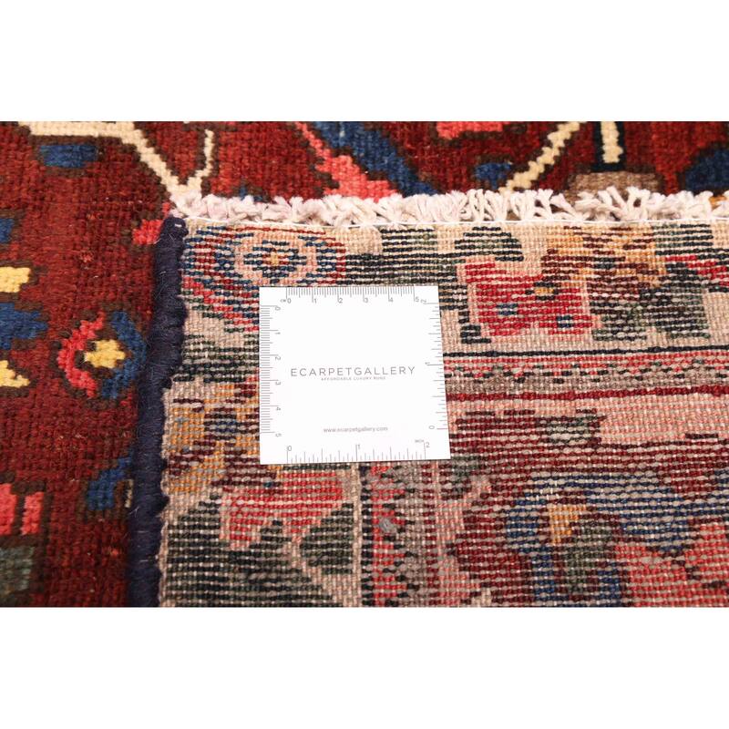 ECARPETGALLERY Hand-knotted Anatolian Vintage Dark Red Wool Rug - 5'3 x 8'10