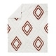 preview thumbnail 3 of 4, Boho Diamond Boy Girl 4pc Nursery Crib Bedding Set - Ivory Burnt Orange Tufted Modern Bohemian Farmhouse Southwest Shabby Chic