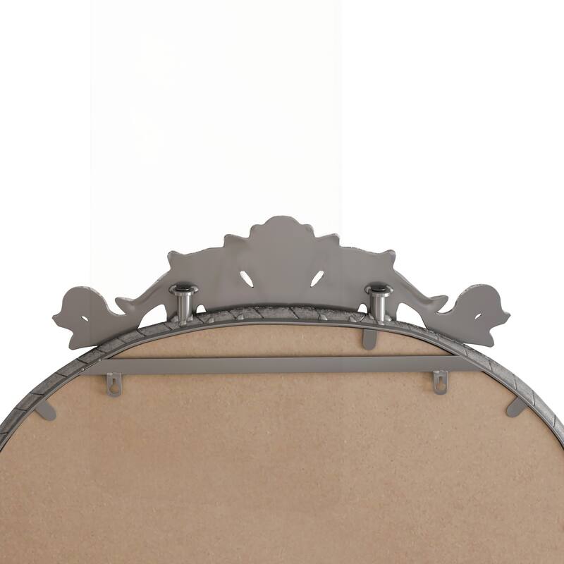 Vintage-Inspired Ornate Wall-Mounted Full Body Mirror