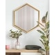 preview thumbnail 7 of 35, Kate and Laurel Calter Hexagon Framed Wall Mirror
