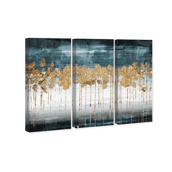 Oliver Gal 'Meadow Gold Triptych' 3 Piece Set, Abstract Wall Art