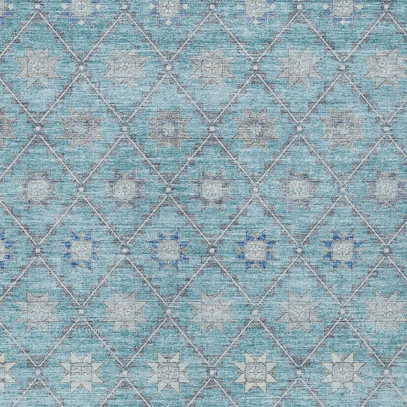 HomeRoots Floral Transitional Rectangle Outdoor Rug