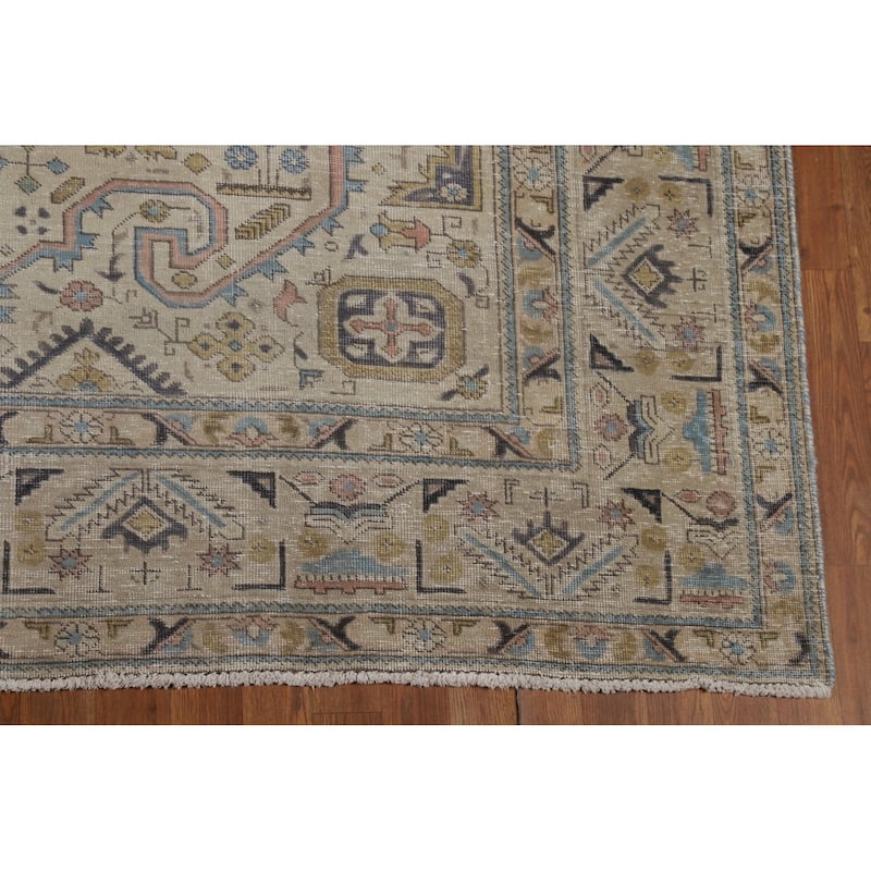 Beuge Tabriz Persian Rug Traditional Hand-Knotted Wool Carpet - 8'8"x 11'2"