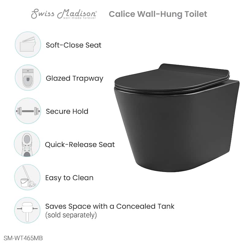 Calice Wall-Hung Round Toilet Bowl