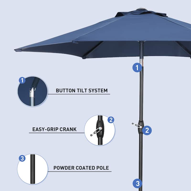 Ainfox Patio Umbrella Without Base for Garden Patio