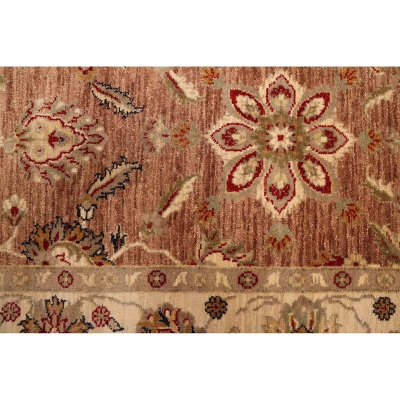 ECARPETGALLERY Hand-knotted Jamshidpour Brown Wool Rug - 5'6 x 8'1