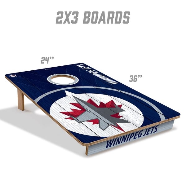 Winnipeg Jets NHL Tailgate Cornhole Board Set