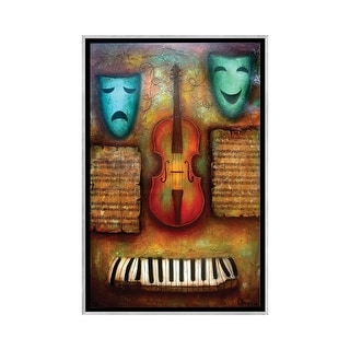 iCanvas "Theater And Music" by David Martiashvili Framed
