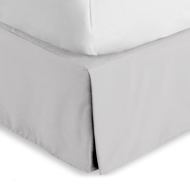 Bare Home Pleated Bed Skirt - 15-Inch Tailored Drop Easy Fit