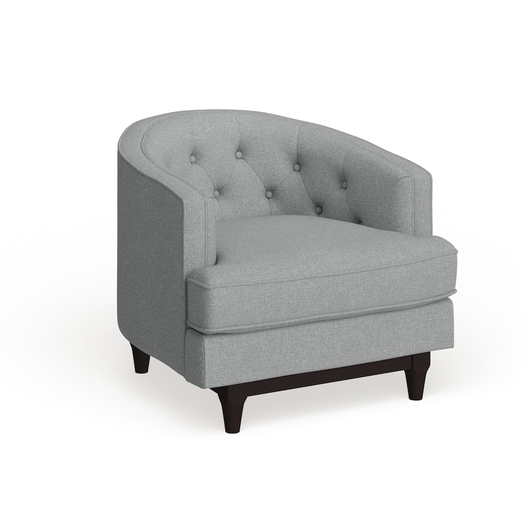 Coast Fabric Upholstered Fabric Accent Arm Lounge Chair