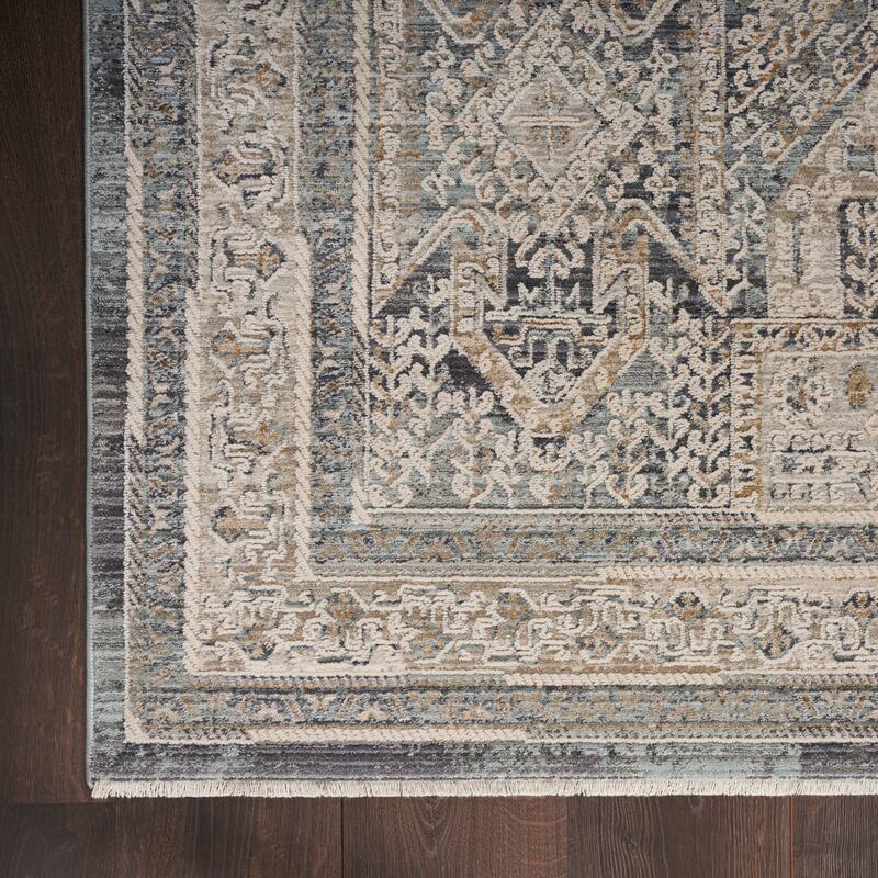 Nourison Nyle Vintage Persian Medallion Boho Area Rug