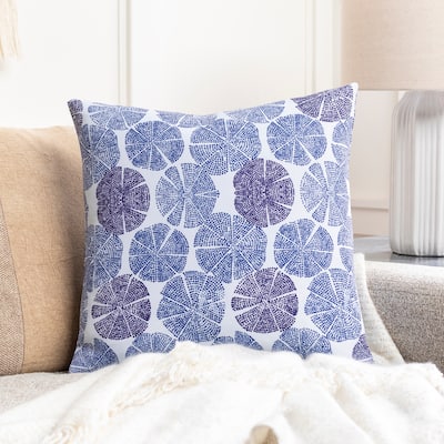 Artistic Weavers Lemine Modern Sand Dollar Printed Thrown Pillow