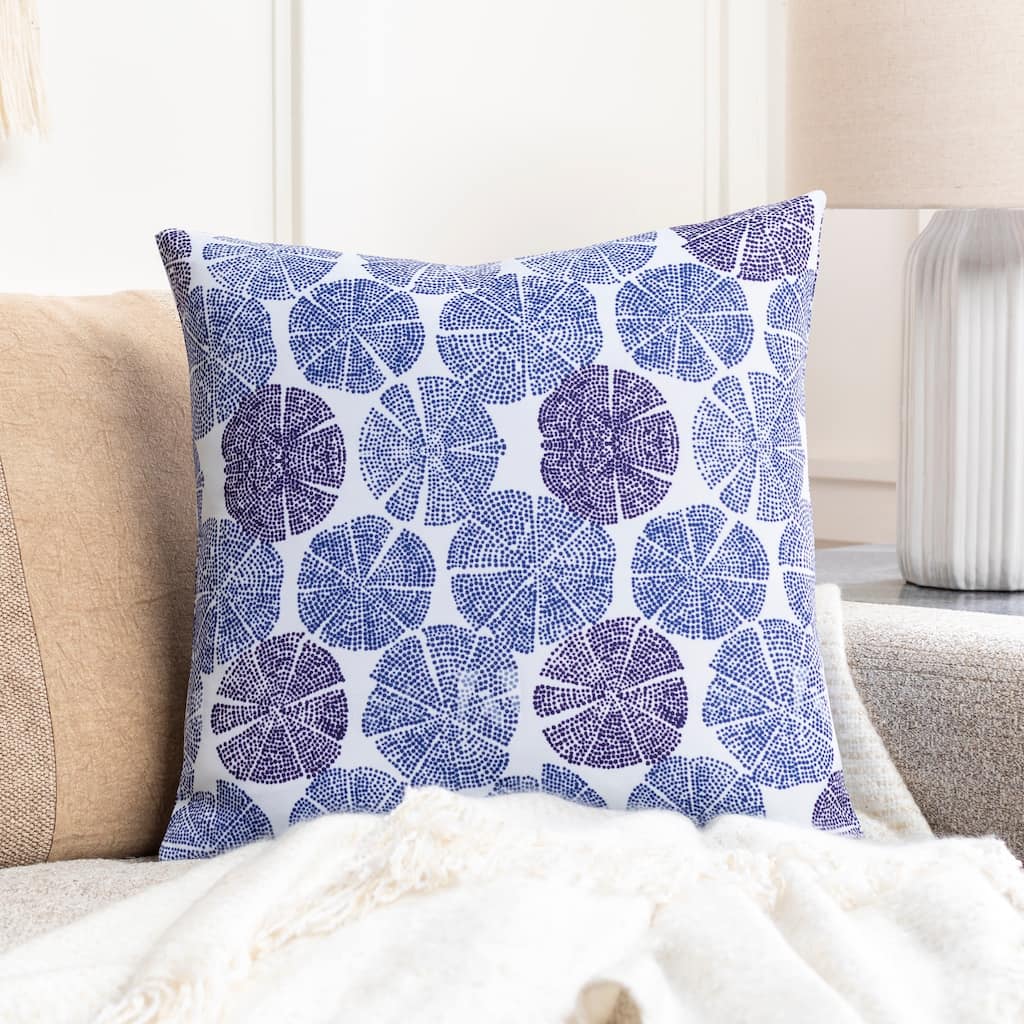 Lemine Modern Sand Dollar Printed Thrown Pillow