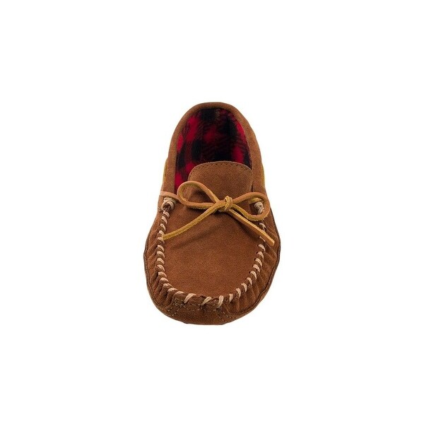minnetonka double bottom fleece moccasin