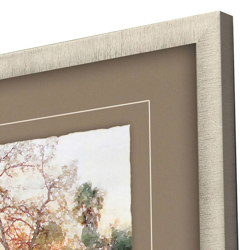 Quiet Place S/2 Framed Art Giclee Under Glass - Green