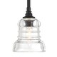 preview thumbnail 7 of 9, Crystorama Lighting Group GRG-1040 Gregory 5" Wide Mini Pendant /