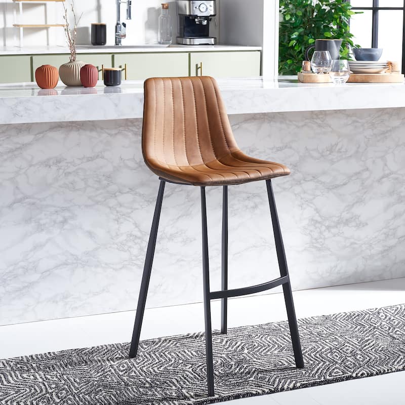 SAFAVIEH Donna 30-inch Bar Stool - 20 In. W x 19 In. D x 43 In. H - 20Wx19Dx43H