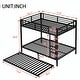 preview thumbnail 37 of 51, Metal Bunk Bed with Twin Size Trundle