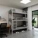 preview thumbnail 6 of 18, Multifunctional Triple Bunk Bed,Bedroom Dormitory Twin Size Metal Triple Bunk Bed Can Be Disassembled Into Three Beds
