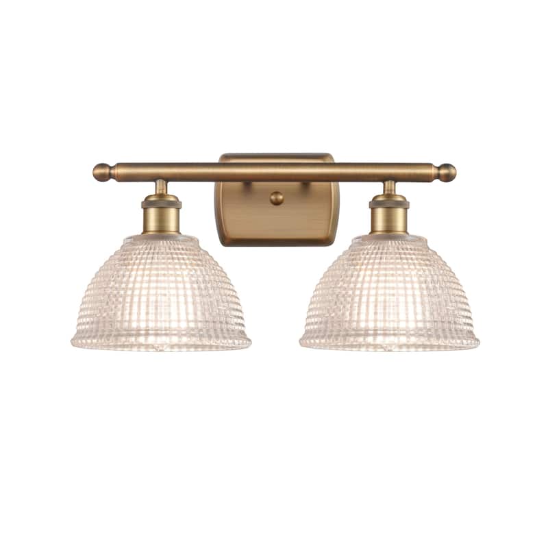 Innovations Lighting Arietta 2 Light 16" Wide Bathroom Vanity Light - Brushed Brass / Clear
